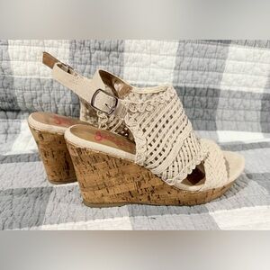 Jellypop Hestia Crochet Wedges. Size 7. Great condition!
